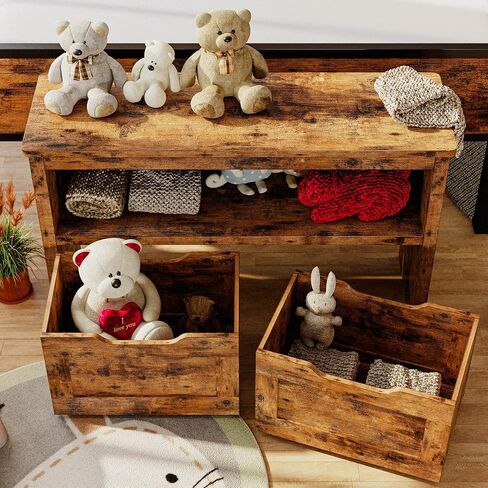 IRONCK Toy Storage Organizer with Drawers, Floor Toy Box with Wheels and Open Shelf, Storage Chest for Nursery, Playroom and Bedroom, White in Saudi Arabia