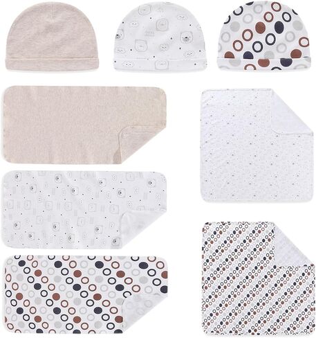 Unisex Newborn Layette Set 22 Piece Gender Neutral Newborn Clothes & Accessories Set Infant Essentials in Kuwait