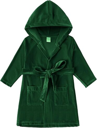 𝐑obes for Kids Cute Warm Kids 𝐑obes for Boys Indoor Flannel Towel Unisex Solid Kids 𝐑obes Toddler in Saudi Arabia