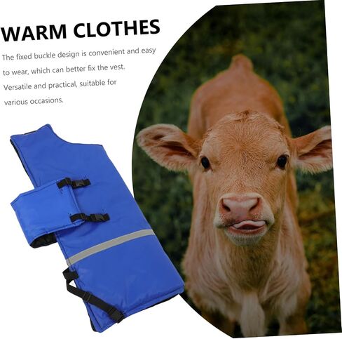 Calf Warm Coat and Windproof Vest for Cold Weather Thickened Belly Protection Design Easy to Clean and Maintain for Newborn Calves Suitable Up in Saudi Arabia