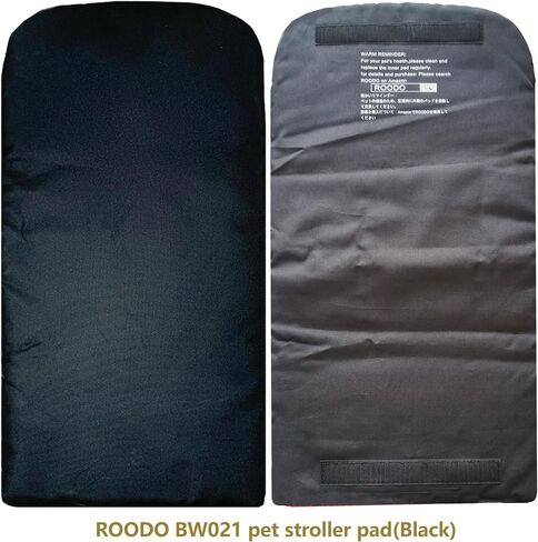 ROODO Original Replaceable Pet Stroller Pad for Exclusive Use Easy to Clean,Set of 3 pc(Black) in Saudi Arabia