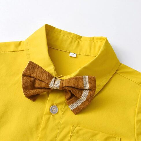 Toddler Boy Tuxedo Dress Set Baby Bowtie Shirt Outfits Suspenders Wedding Suit Party Jacket Pant Clothes Outfits Sets in Saudi Arabia