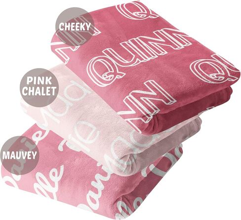 Ships Next Day- Blue Personalized Baby Blankets for Boys with Name - Printed in America - Personalized Custom Baby Blanket - Customized Baby Girl Blankets in Saudi Arabia