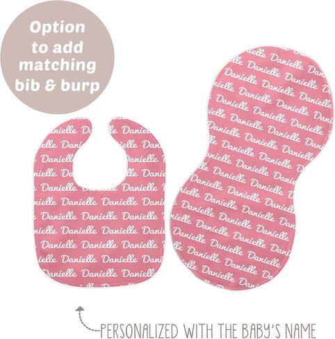 Ships Next Day- Blue Personalized Baby Blankets for Boys with Name - Printed in America - Personalized Custom Baby Blanket - Customized Baby Girl Blankets in Saudi Arabia