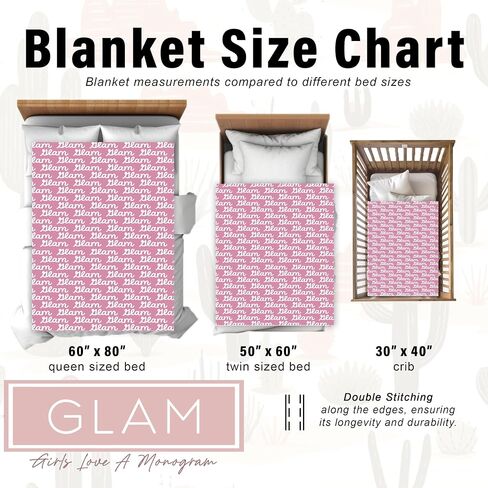 Ships Next Day- Blue Personalized Baby Blankets for Boys with Name - Printed in America - Personalized Custom Baby Blanket - Customized Baby Girl Blankets in Saudi Arabia