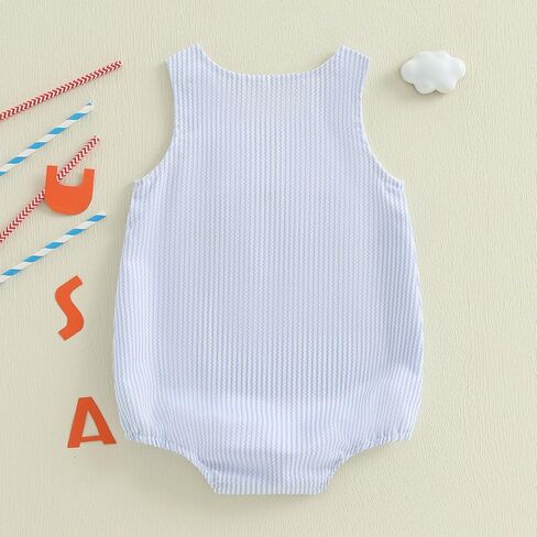Bonangber Baby Boy Girl Summer Clothes Golf/Baseball Embroidery Overall Romper Smocked Bodysuit Cute Baby Golf Outfit in Saudi Arabia