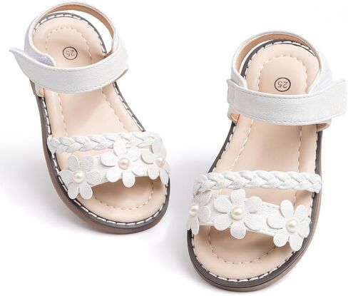 Toddler Girls Sandals Little Girl Summer Flat Sandal Baby Open Toe Outdoor Beach Holiday Dress Shoes in Saudi Arabia