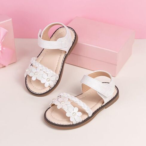Toddler Girls Sandals Little Girl Summer Flat Sandal Baby Open Toe Outdoor Beach Holiday Dress Shoes in Saudi Arabia