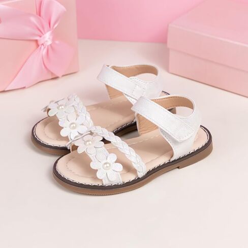 Toddler Girls Sandals Little Girl Summer Flat Sandal Baby Open Toe Outdoor Beach Holiday Dress Shoes in Saudi Arabia