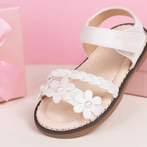 Toddler Girls Sandals Little Girl Summer Flat Sandal Baby Open Toe Outdoor Beach Holiday Dress Shoes in Saudi Arabia