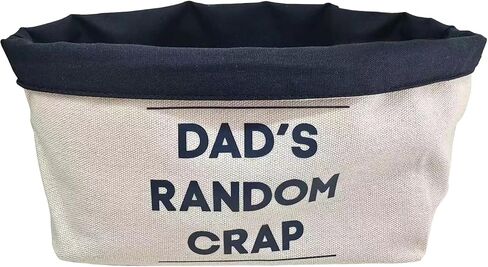 Dad's Random Crap Storage Organiser, Father's day gift, Dad gift, Men's christmas gift, gift for dad, first fathers day, Tote Bag Organizer in Saudi Arabia