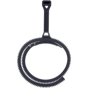 Adjustable Zoom Follow Focus Handle, Plastic Focus Focusing Handle Lever with Gear Ring for DSLR Camera, Black (Grey)