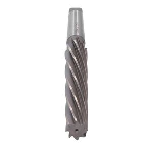 1:50 Spiral HSS 8 Flute Reamer with Taper Shank, Reaming Tool for Mold Processing, Easy Installation, Made of Durable High Speed Steel, 190mm Length