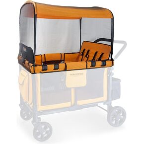 Wonderfold Mosquito Net for Stroller Wagon التي تتميز بسهولة الوصول إلى مدخل سحاب مع تثبيت وحماية سريع وسهل من جميع أنواع الحشرات (يناسب فقط W4 Elite/Luxe)