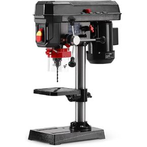 Penchtop Drill Press ، آلة حفر مقاعد البدلاء 2.5 مامب مع 5 سرعات قابلة للتعديل ، مسافة تأرجح 8 بوصة 0-45 ° Tiltling Tabletop Maching for Wood ، Metal