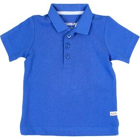 RUGGEDBUTTS Baby/Toddler Boys Short Sleeve Collared Neck Polo Shirt in Kuwait