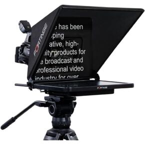 Prox 15-HB 15-Inch High-Brightness Studio Teleprompter with Trapezoidal Glass and Elevator System for Broadcasting Projects