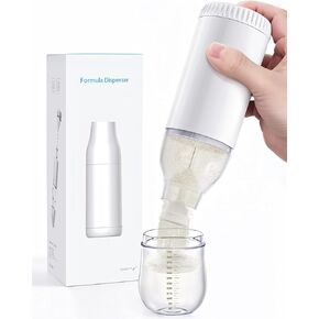 Baby Formula Dispenser, One Press Release, Portable Formula Holder, Milk Powder Container On the Go, Compact & Lightweight for Outdoor Travel Nighttime Feeding