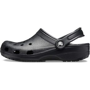 Crocs Unisex's Classic, Clogs, Black, 9 Women/7 Men