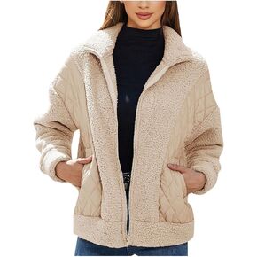 Women's Autumn And Winter New Fashionable Long Sleeved Cardigan Zipper Splicing Women's Coat Fashion Style Women