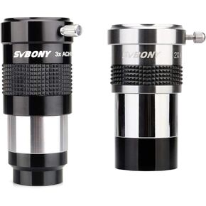 SVBONY 3X Barlow Lens Bundle with SVBONY SV137 Barlow Lens