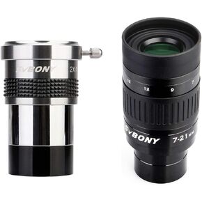 SVBONY SV137 Barlow Lens Bundle with SV135 Zoom Eyepiece