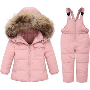 Firetruck Clothes for Boys Boys Girls Infants Thickened Warm 1 6 Years Old Solid Color Down Jacket Suit 5t Sweatsuit Boy
