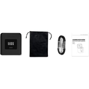 Efficient Battery Charging Case for Action 3 4 Sport Cameras Simultaneously Charges 2 Batteries Convenient Charging Box