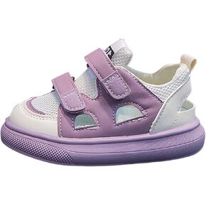BILIKEYU Boys Girls Sport Shoes Double Straps Lightweight Soft Sole Breathable Mesh Running Walking Sneakers for 1 to 11Years