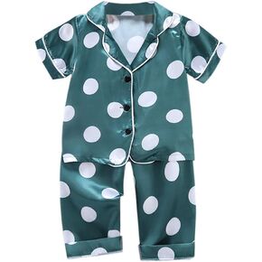 Night Gown Girls 6 Baby Boy Girl Clothes Mouse Cartoon Button Down Short Sleeve 2PCS Bath Robe for Big Girls
