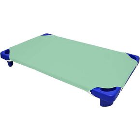 Polycotton Cot Sheets for Daycare 24 Pieces Standard Size Daycare Pre School Cot Sheet 22 x 40 Inches Toddler Cot Sheets Breathable Cot Bed Cover Sheet - Dark Gray