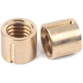 2 PCS Mill Machine Parts X AXIS Longitudinal Feed Nut Fit For Bridgeport Milling