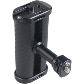 Side Handle Grip Handgrip with 1/4 Screw Mount Cold Shoe Mount for DSLR Camera Cage Protective Frame Accessory