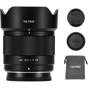 VILTROX 35mm f/1.7 F1.7 Auto Focus Large Aperture APS-C Prime Lens Compatible with Fuji X-Mount Cameras X-T5 X-T4 X-T30 II X-S10 X-T200 X-T30 X-T20 X-H1 X-H2 X-E3 X-T3 X-T100 X-PRO2