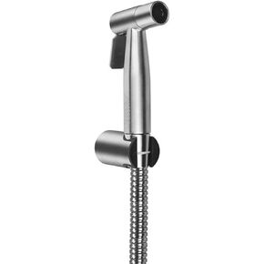 Bidet Sprayer for Toilet, Handheld Stainless Steel Bathroom Sprayer Kit with 59" Hose, Black Cloth Diaper Washer