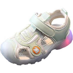 Fashion Light On LED Baby Shoes Casual Children Shoes Girls Sandals Soft Sole Kids Beach Shoes Girl Sandal