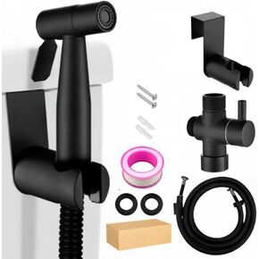 Bidet Sprayer Kit for Toilet, Stainless Steel Jet Sprayer for Toilet Muslim Shower, Adjustable Water Pressure with Bidet Hose, Cloth Diaper Sprayers for Feminine Wash, Babies Wash