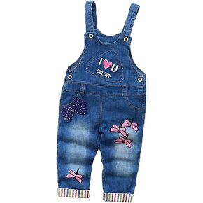 Baby Toddler Boys Adjustable Denim Pants Newborn Kids Denim Overalls Jumpsuits Cute Outdoor Bib Shortalls Jean Overalls