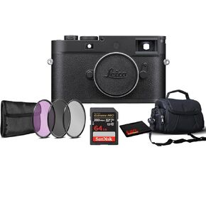 Leica M11 Monochrom Rangefinder Camera (20208) - Bundle with 64GB Memory Card + Carry Case and More