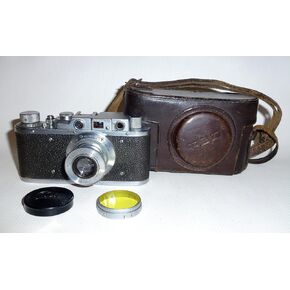 FED NKVD USSR Russian Rangefinder Camera 35mm INDUSTAR-10 3.5/50mm
