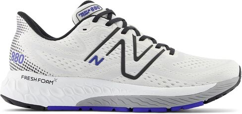 New Balance Men's Fresh Foam X 880v13 Running Shoe White/Black/Yes 10.5 in Saudi Arabia