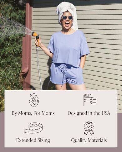 kindred بشجاعة أريا غير رسمية قصيرة الأكمام القميص الأمومة | قمصان التمريض للرضاعة الطبيعية in Kuwait