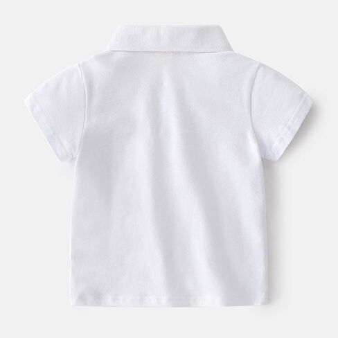 Toddler Boys Polo Shirt Baby Cute Short Sleeve Shirt Cartoon Dinosaur Pattern Tee Summer Cotton Top Sweatshirt in Saudi Arabia