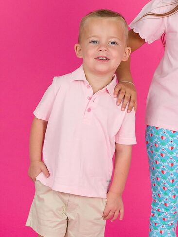 RUGGEDBUTTS Baby/Toddler Boys Short Sleeve Collared Neck Polo Shirt in Saudi Arabia