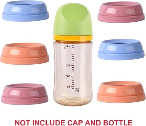 Baby Bottle Replacement Caps Compatible with Pigeon 3rd Generation PPSU/PP/Glass Wide Neck Nursing Bottles, 3 Pack (Sent in Random Color) in Saudi Arabia