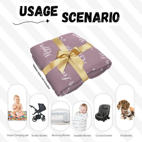 Personalized Baby Swaddle - Boy & Girl Blankets with Name, Newborn Swaddle Wrap in Saudi Arabia