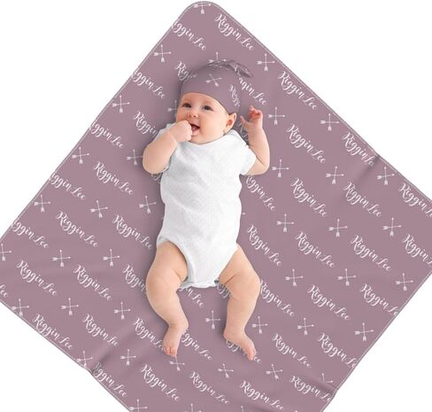 Personalized Baby Swaddle - Boy & Girl Blankets with Name, Newborn Swaddle Wrap in Saudi Arabia