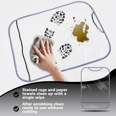 4 حزمة حصيرة كبيرة للسيارات حصيرة المقعد الخلفي ، وغطاء المقعد الخلفي المقاوم للماء للأقدام ، وسادة ركلة مقعد المقعد في المقعد لمعظم المركبات من الخدوش الطينية (حافة رمادية) in Kuwait