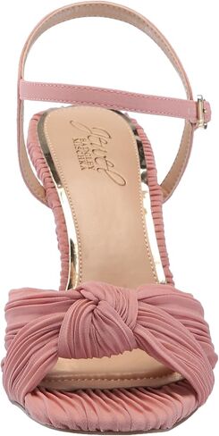 Jewel Badgley Mischka Hydee Pleated Stiletto Sandal in Saudi Arabia