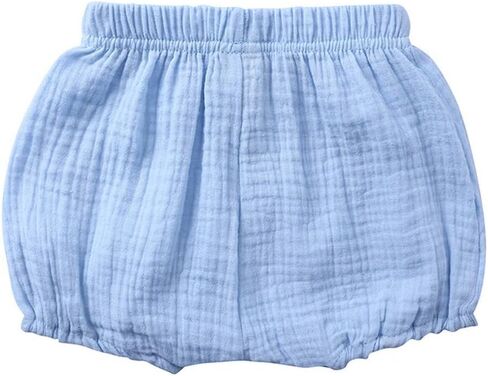 LNICEAR Toddler Baby Girls Boys Shorts Cotton Linen Blend Solid Color Bloomers Loose Harem Shorts in Saudi Arabia